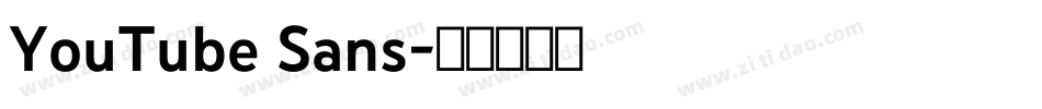 YouTube Sans字体转换